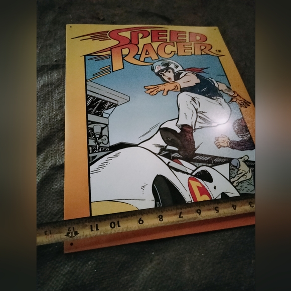 Set of Speed Racer metal signs - Picture 4 of 6